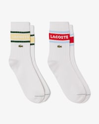 Lot de 2 chaussettes coton côtelé