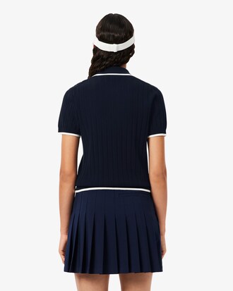 Pull Golf col polo manches courtes