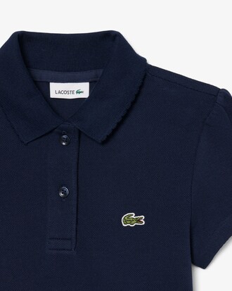 Polo en Piqu&eacute; col festonn&eacute;