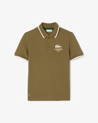 Polo en Petit Piqué col rayé