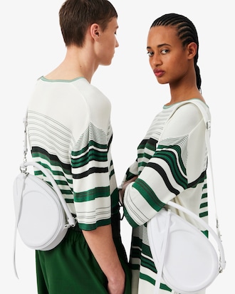 Sac raquette D&eacute;fil&eacute; en cuir