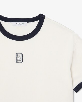 T-shirt jersey badge brod&eacute;