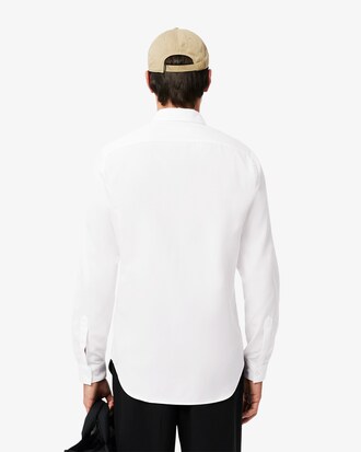 Chemise regular fit popeline de coton