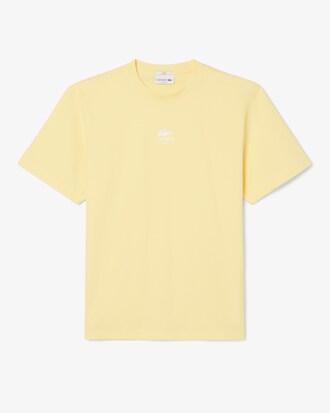 T-shirt coton imprimé signature