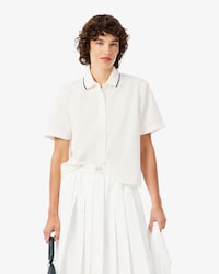 Chemise effet Petit Piqu&eacute; oversize