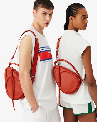 Sac raquette D&eacute;fil&eacute; en cuir