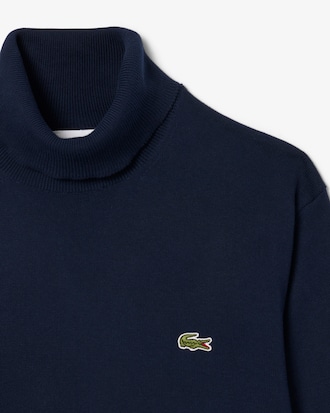 Pull col roul&eacute; jersey coton