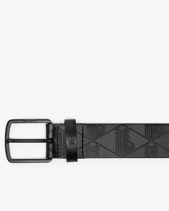 Ceinture en cuir monogramme