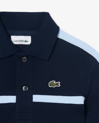 Polo Petit Piqu&eacute; color-block