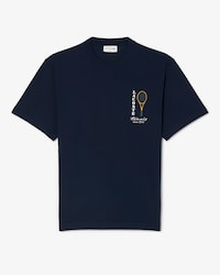 T-shirt jersey coton imprim&eacute; broderie