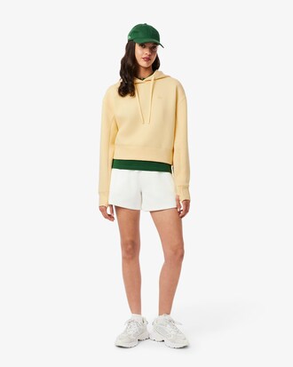 Sweatshirt à capuche court coton