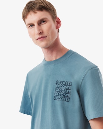 T-shirt jersey de coton graphique