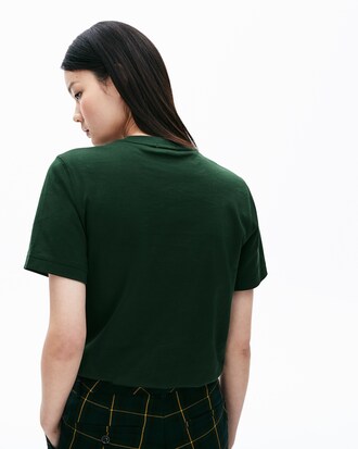 T-shirt unisexe Lacoste LIVE en coton chiné avec poche