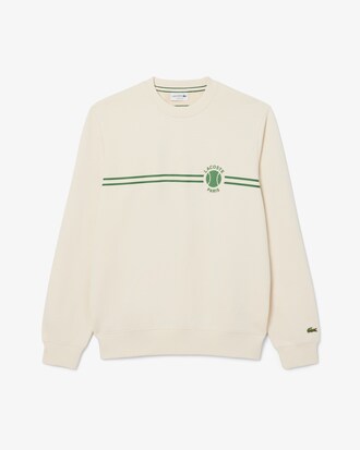 Sweatshirt molleton imprimé tennis