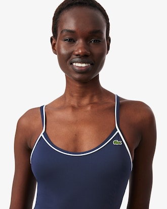 Maillot de bain une pi&egrave;ce avec liser&eacute;s