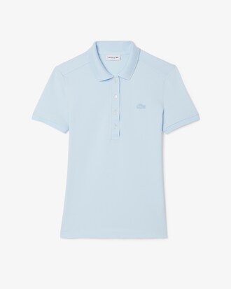 Polo L.12.D slim fit en mini piqué stretch