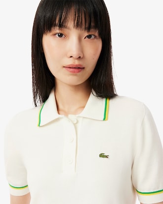 Polo court coton stretch 3D sans couture