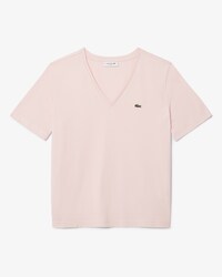 T-shirt relaxed fit coton doux col V