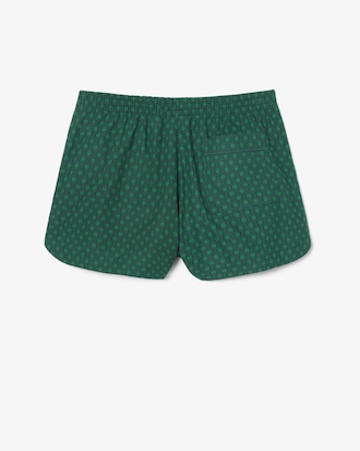 Short popeline imprimé Défilé