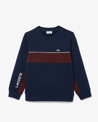 Sweatshirt molleton color-block