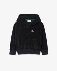 Sweatshirt &agrave; capuche velours
