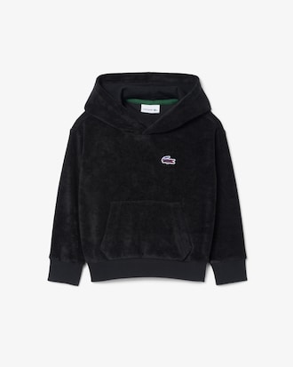Sweatshirt &agrave; capuche velours