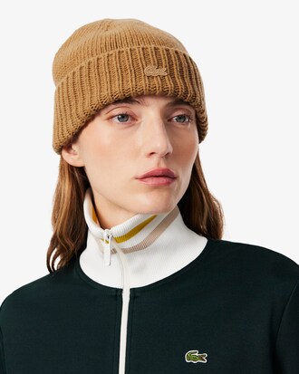 Bonnet en laine maille 3D