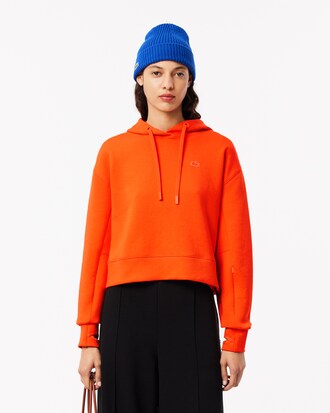 Sweatshirt à capuche court coton