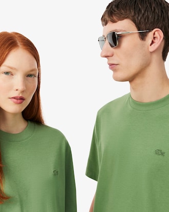 T-shirt loose fit jersey &eacute;pais