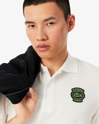 Polo classic fit en Petit Piqué avec badge