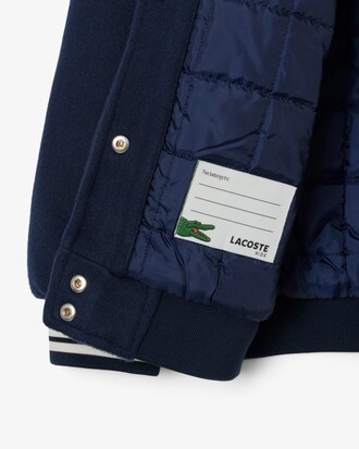 Blouson teddy avec badge crocodile