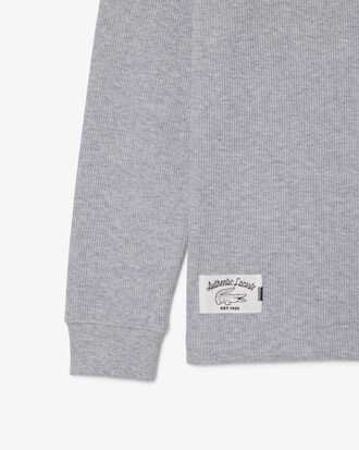T-shirt manches longues maille gaufrée