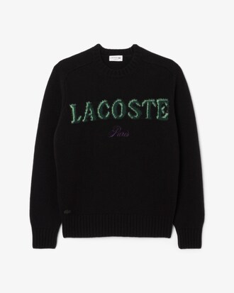 Pull laine marquage intarsia