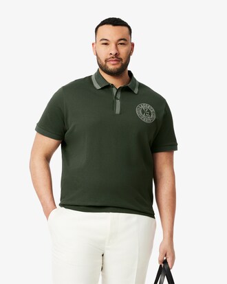 Polo L.12.12 regular fit badge imprimé