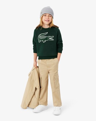 Sweatshirt molleton imprim&eacute; monogramme