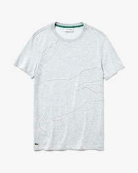 T-shirt col rond Lacoste SPORT imprim&eacute; maxi croco