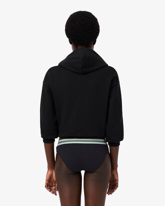 Culotte coton stretch ceinture contrast&eacute;e