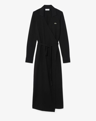 Robe polo portefeuille mini Piqu&eacute; stretch
