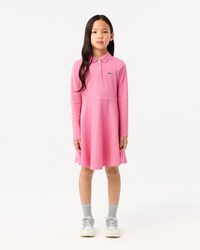 Robe manches longues en Piqué stretch