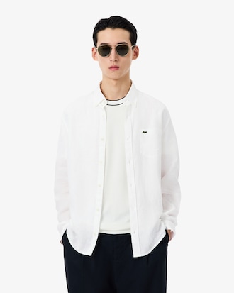 Chemise regular fit en lin