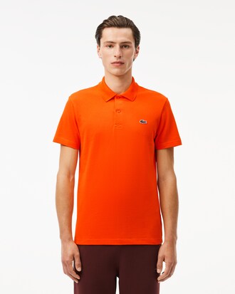Polo regular fit en coton mélangé