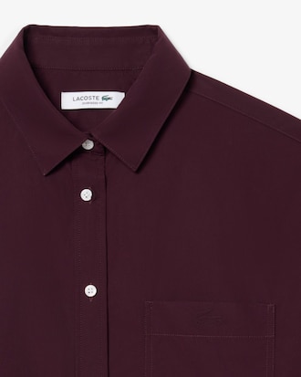 Chemise oversize popeline de coton