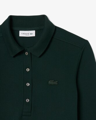 Polo L.12.D slim fit en mini Piqué stretch