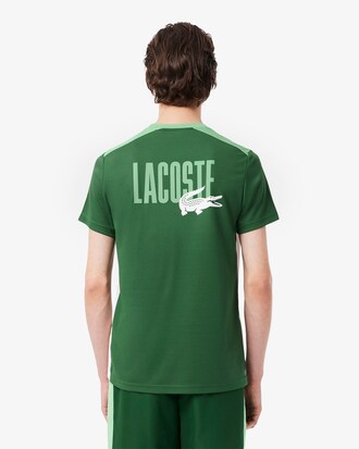 T-shirt Tennis color-block large imprimé