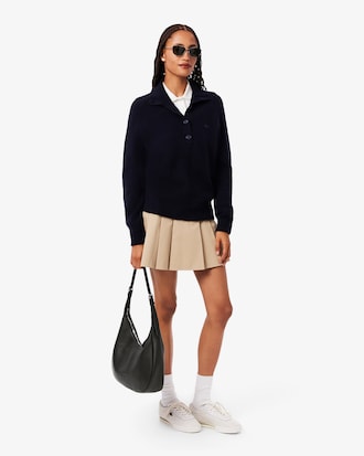 Sac hobo City Court en cuir grain&eacute;