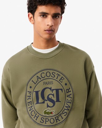 Sweatshirt loose fit molleton imprimé