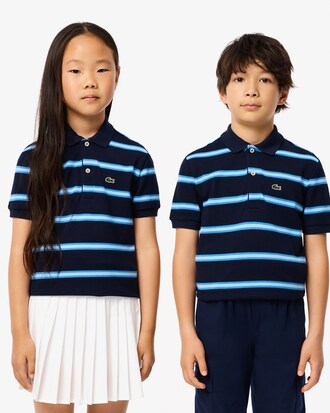 Polo en Petit Piqué rayé