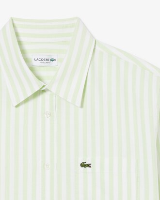 Chemise regular fit Oxford ray&eacute;e