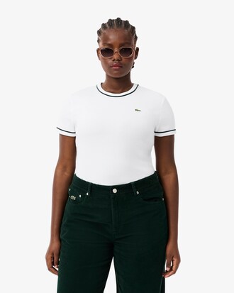 T-shirt jersey liserés contrastants