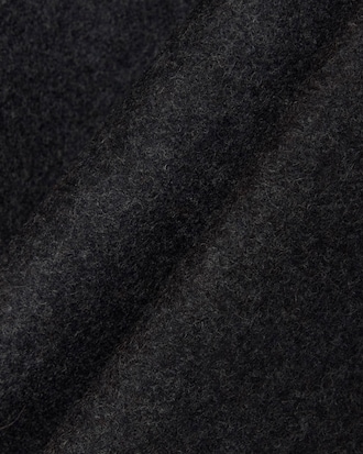Manteau long laine m&eacute;lang&eacute;e